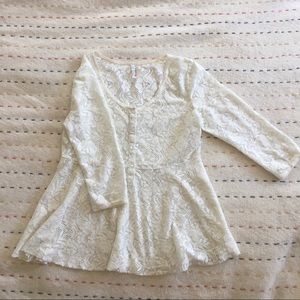 🧿FreePeople Lace Top